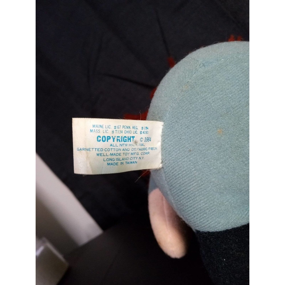 1984 Vintage Rare Happiness Aid is a Toy Well-Made Plush 1st Class Mail Mailman - Picture 5 of 8